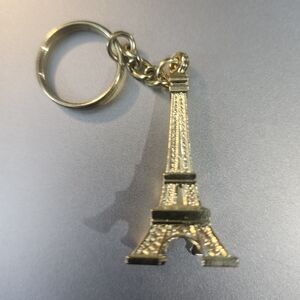 Gold Eiffel Tower Keychain Key Ring - Men Accessories Key & Card Holder